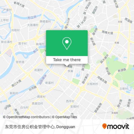 东莞市住房公积金管理中心 map