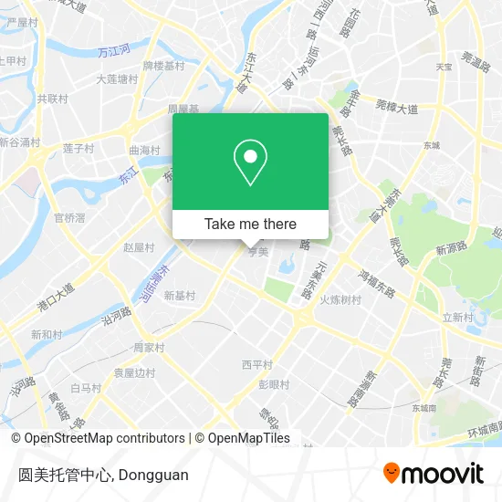 圆美托管中心 map