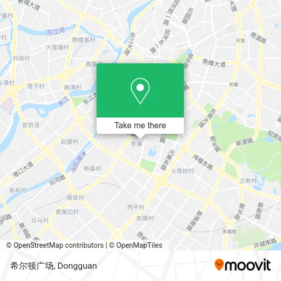 希尔顿广场 map