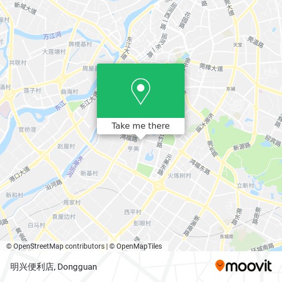 明兴便利店 map