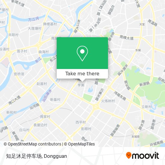 知足沐足停车场 map