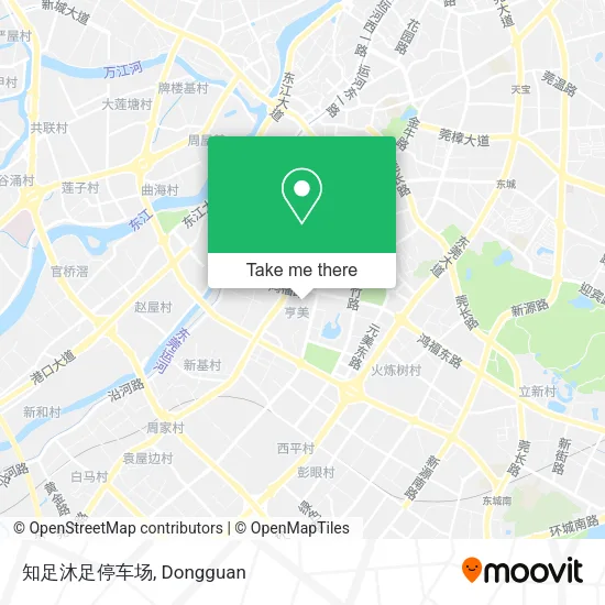 知足沐足停车场 map