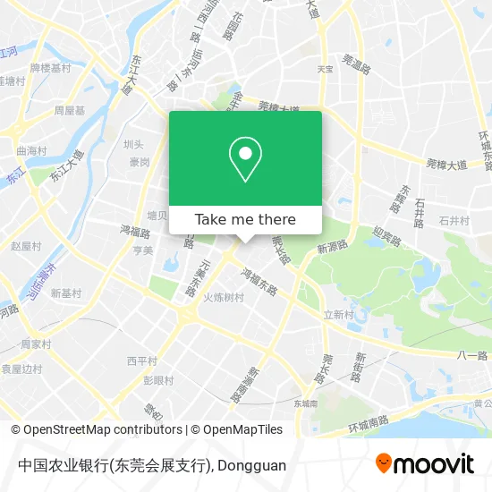 中国农业银行(东莞会展支行) map