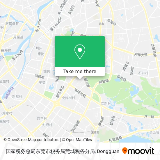 国家税务总局东莞市税务局莞城税务分局 map