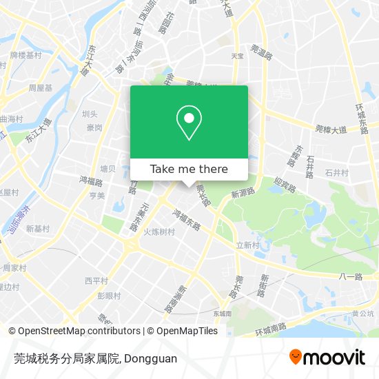 莞城税务分局家属院 map