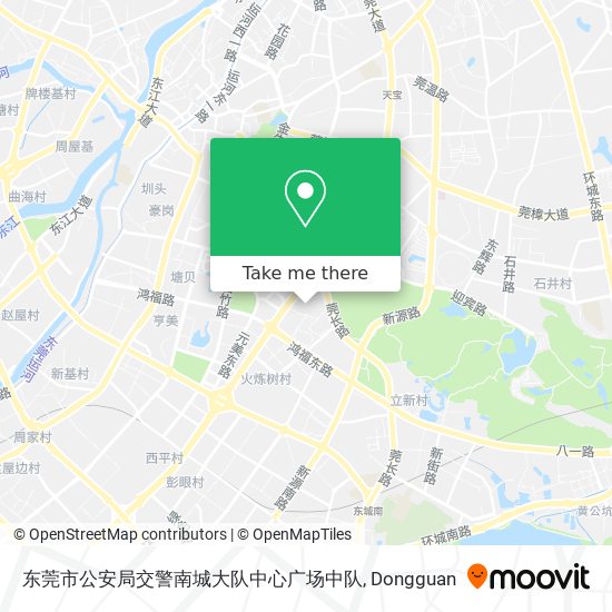 东莞市公安局交警南城大队中心广场中队 map