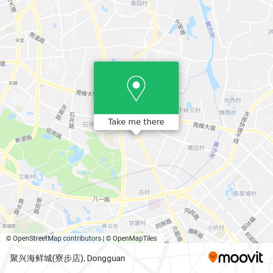 聚兴海鲜城(寮步店) map
