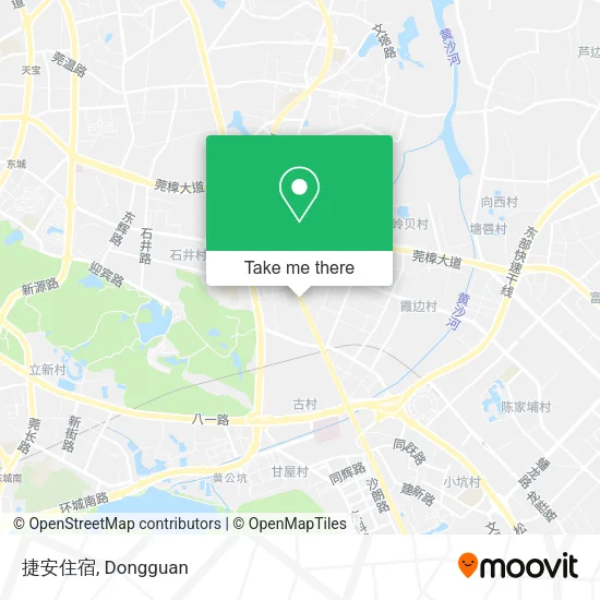 捷安住宿 map