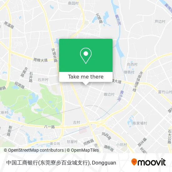 中国工商银行(东莞寮步百业城支行) map