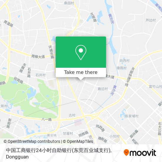 中国工商银行24小时自助银行(东莞百业城支行) map