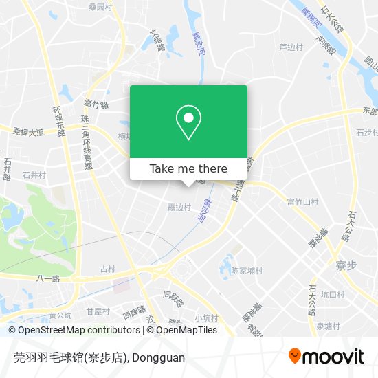 莞羽羽毛球馆(寮步店) map