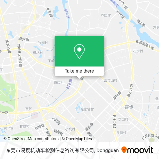 东莞市易度机动车检测信息咨询有限公司 map