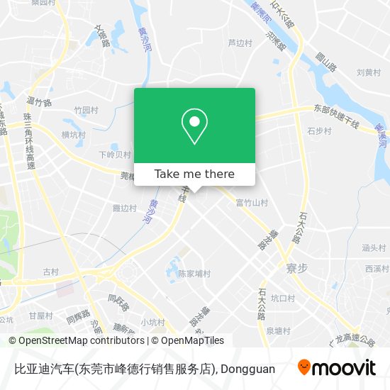 比亚迪汽车(东莞市峰德行销售服务店) map