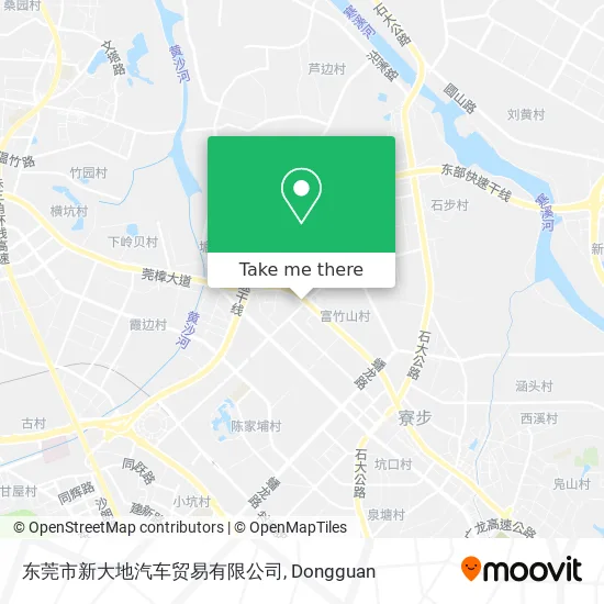 东莞市新大地汽车贸易有限公司 map