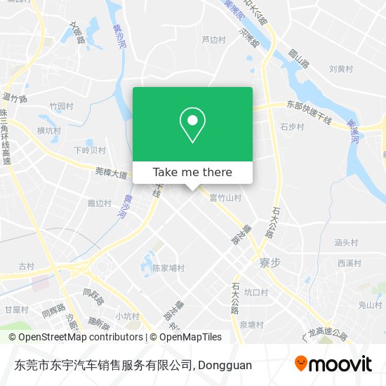 东莞市东宇汽车销售服务有限公司 map