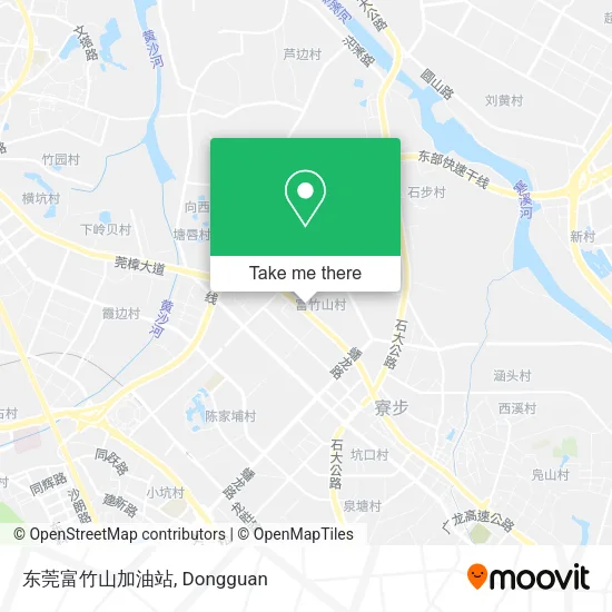东莞富竹山加油站 map