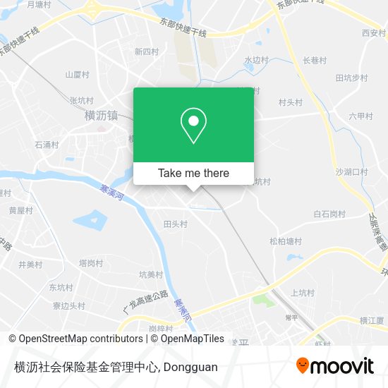 横沥社会保险基金管理中心 map