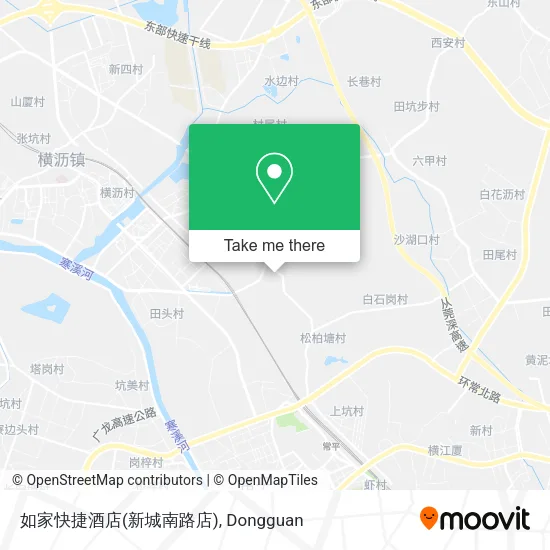 如家快捷酒店(新城南路店) map