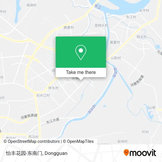 怡丰花园-东南门 map