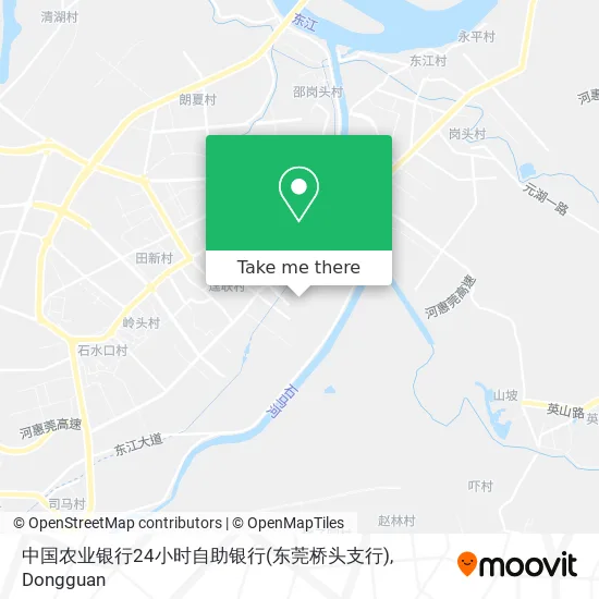 中国农业银行24小时自助银行(东莞桥头支行) map