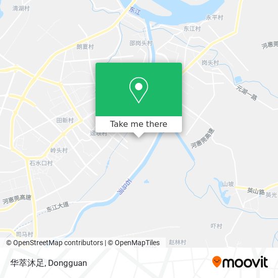 华萃沐足 map