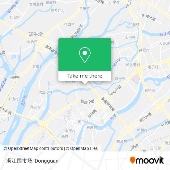 沥江围市场 map