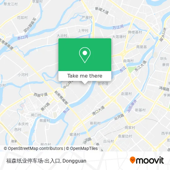福森纸业停车场-出入口 map