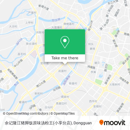 余记隆江猪脚饭原味汤粉王(小享分店) map