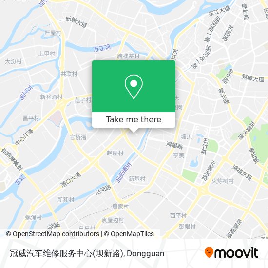 冠威汽车维修服务中心(坝新路) map