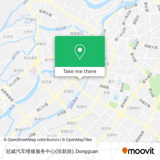 冠威汽车维修服务中心(坝新路) map