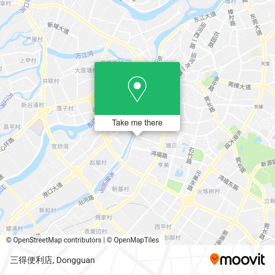三得便利店 map