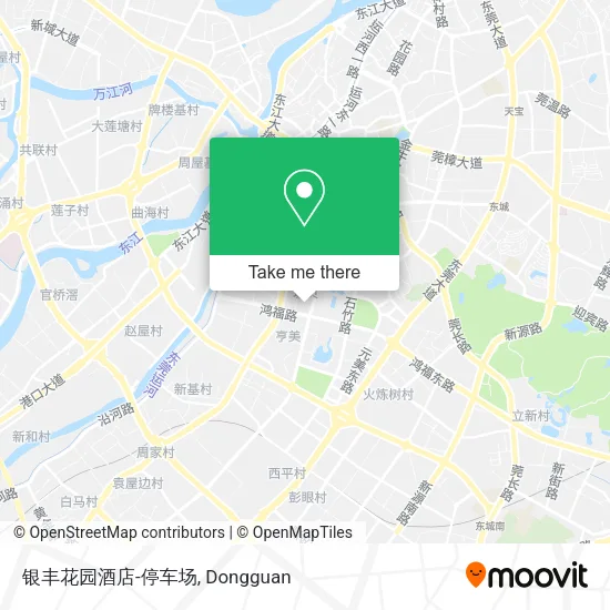 银丰花园酒店-停车场 map