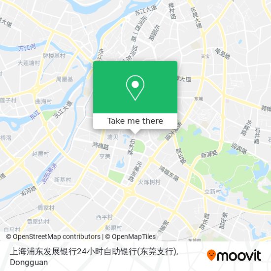 上海浦东发展银行24小时自助银行(东莞支行) map