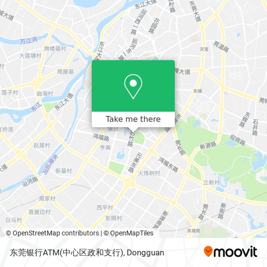 东莞银行ATM(中心区政和支行) map