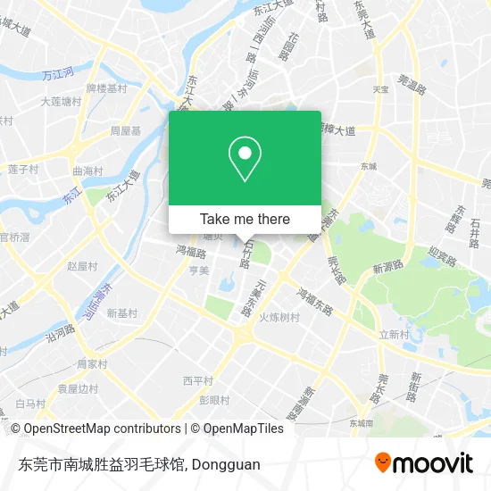 东莞市南城胜益羽毛球馆 map