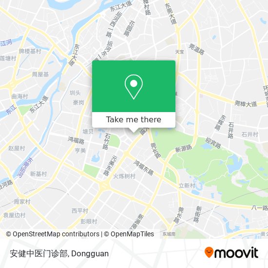 安健中医门诊部 map