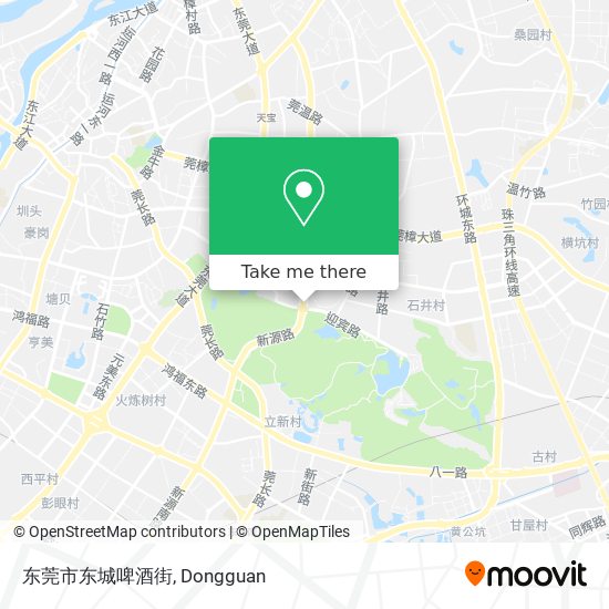 东莞市东城啤酒街 map