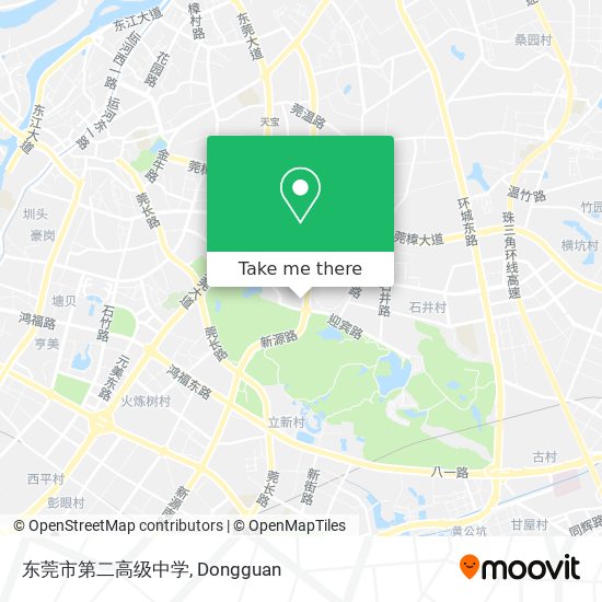 东莞市第二高级中学 map