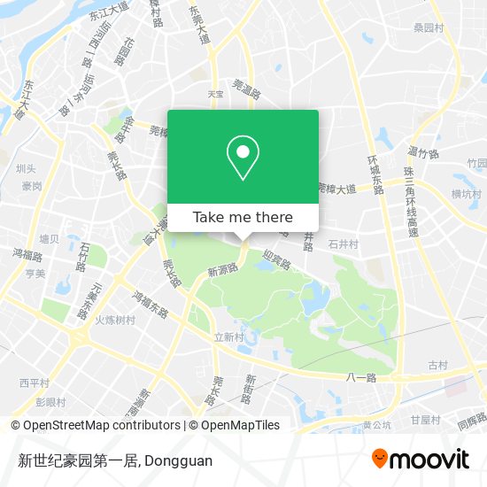 新世纪豪园第一居 map