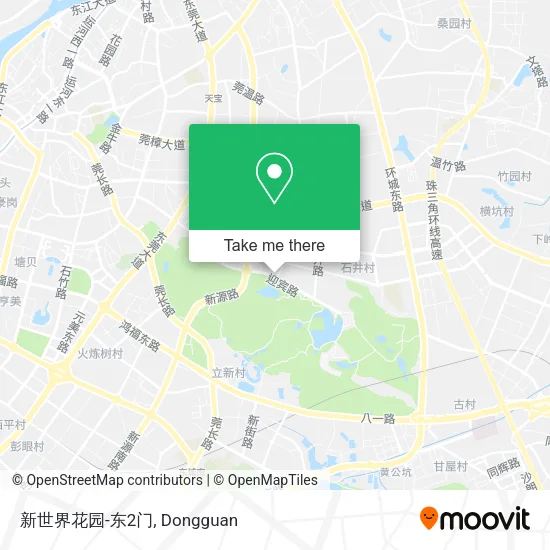 新世界花园-东2门 map