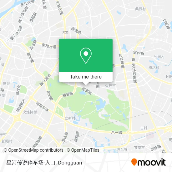 星河传说停车场-入口 map