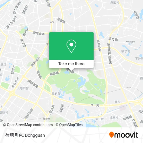 荷塘月色 map