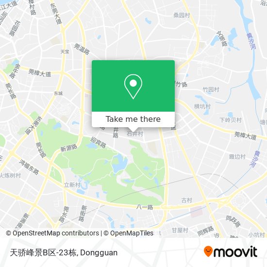 天骄峰景B区-23栋 map