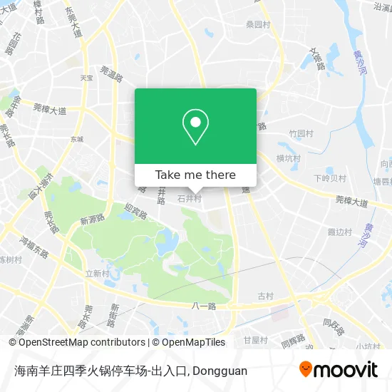 海南羊庄四季火锅停车场-出入口 map