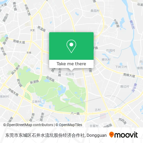 东莞市东城区石井水流坑股份经济合作社 map