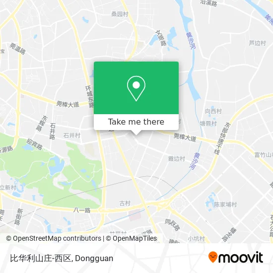 比华利山庄-西区 map