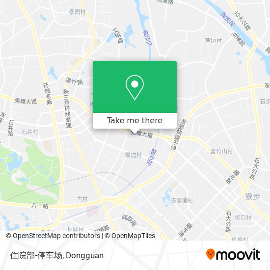 住院部-停车场 map