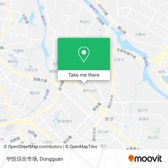 华悦综合市场 map
