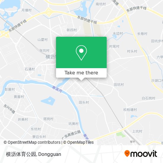 横沥体育公园 map
