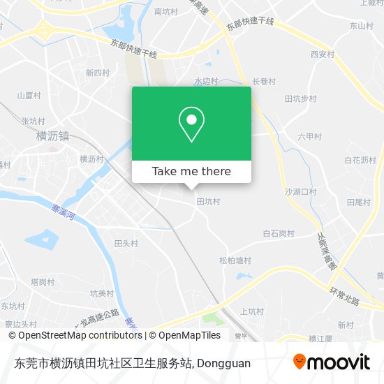 东莞市横沥镇田坑社区卫生服务站 map